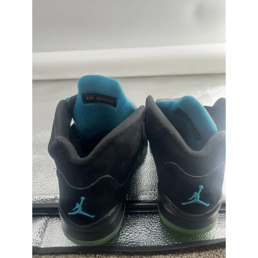 Air Jordan 5 Retro \'Aqua\'‎ Men\'s Size youth 7 Pre-owned Sneakers Jordan 5 Aqua Size 7 | eBay main image 4